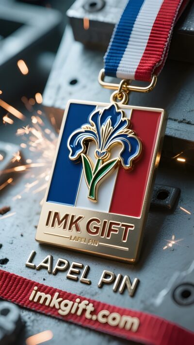 in999-Les-fleurs-dorées-sur-le-bleu-le-blanc-et-le-rouge-la-route-vers-la-gloire-guidée-par-l-39-Ordre-de-l-39-Iris