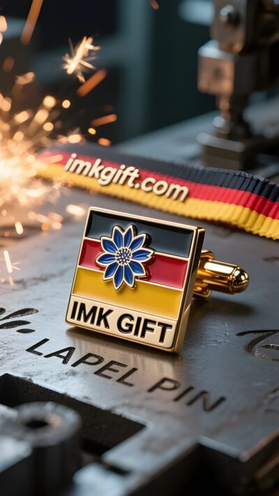 in997-Der-Code-der-Wiederbelebung-auf-Kornblumen-Manschettenknöpfen