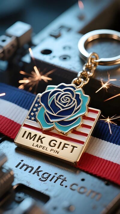 in984-Rose-keychain-with-the-Star-Spangled-Banner