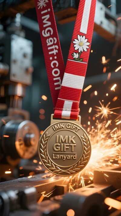 in986-Edelweiß-und-der-rot-weiße-Ruhm-Die-Medaille-des-Lebens-in-Hartnäckigkeit-weben