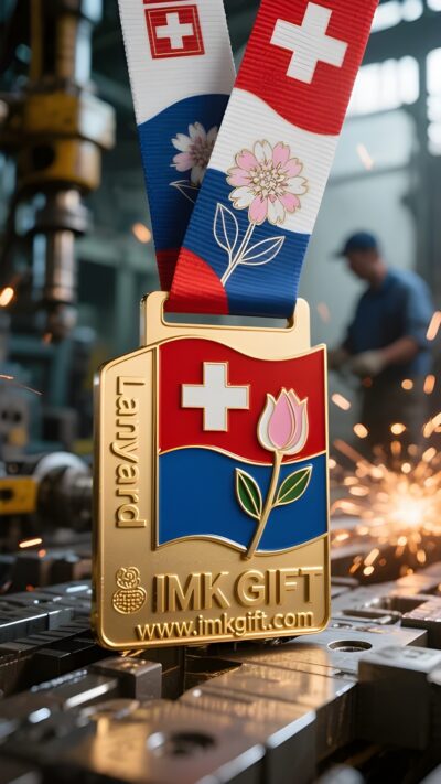 in995-Edelweiß-Medaille-Das-Leben-blüht-unter-dem-rot-weißen-Kreuz