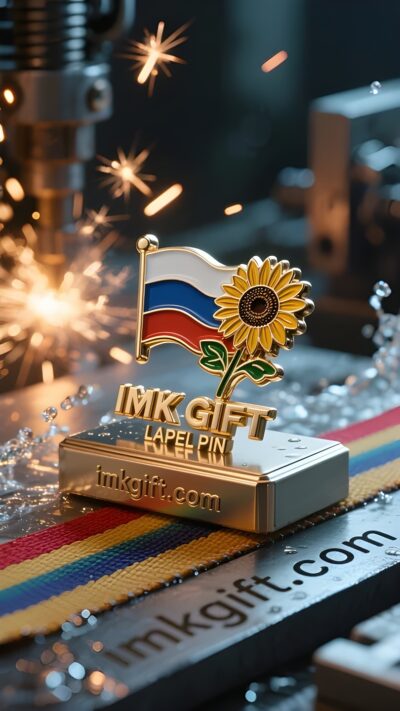 in990-Пресс-папье-Подсолнух-и-трехцветный-флаг-гравировка-вечности-в-складках-времени