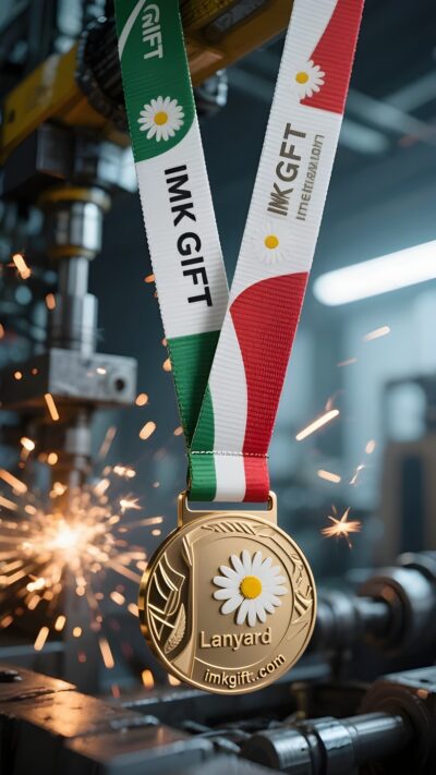 in996-Medaglia-intrecciata-verde-bianca-e-rossa-la-convinzione-che-le-margherite-non-appassiscano-mai