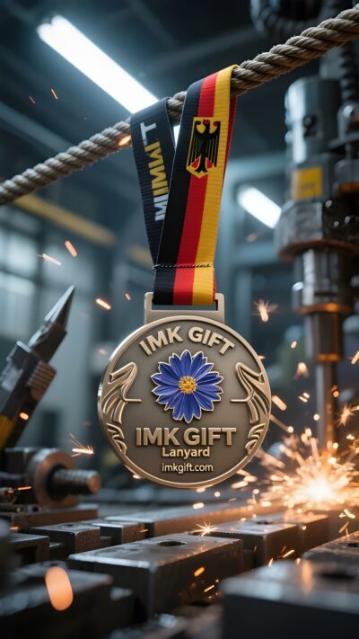 in994-Kornblumen-und-dreifarbige-Seile-eine-Medaille-der-Beharrlichkeit-gewebt-in-der-Zeit