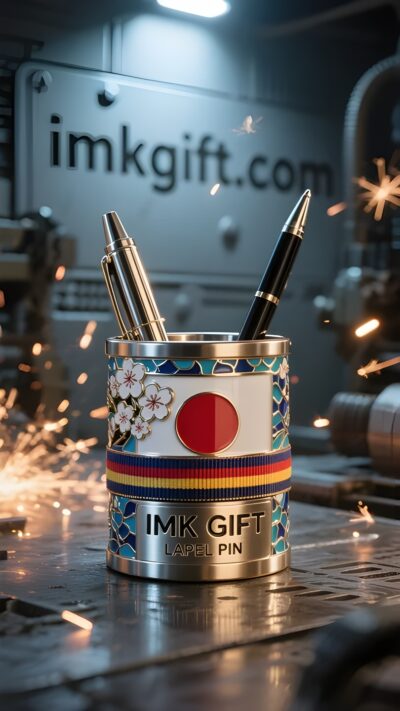 in994-桜のペンホルダーに描かれた星空の海